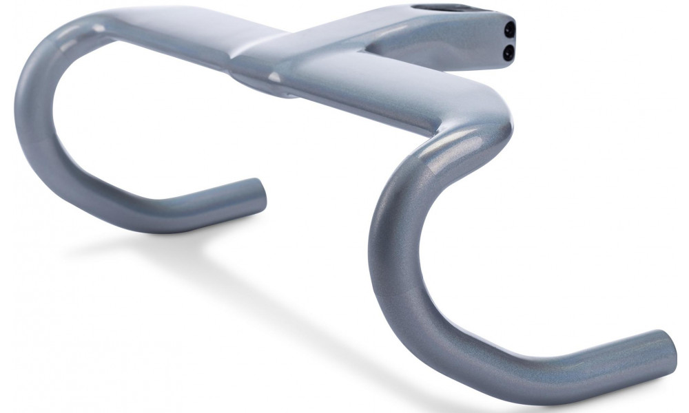 Juhtraud Cube Litening Aero Carbon C:68 with integrated stem 420/100mm flashwhite - 2