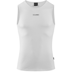 Alussärk Cube Mesh Sleeveless white