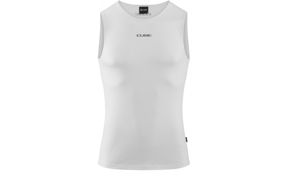Alussärk Cube Mesh Sleeveless white 