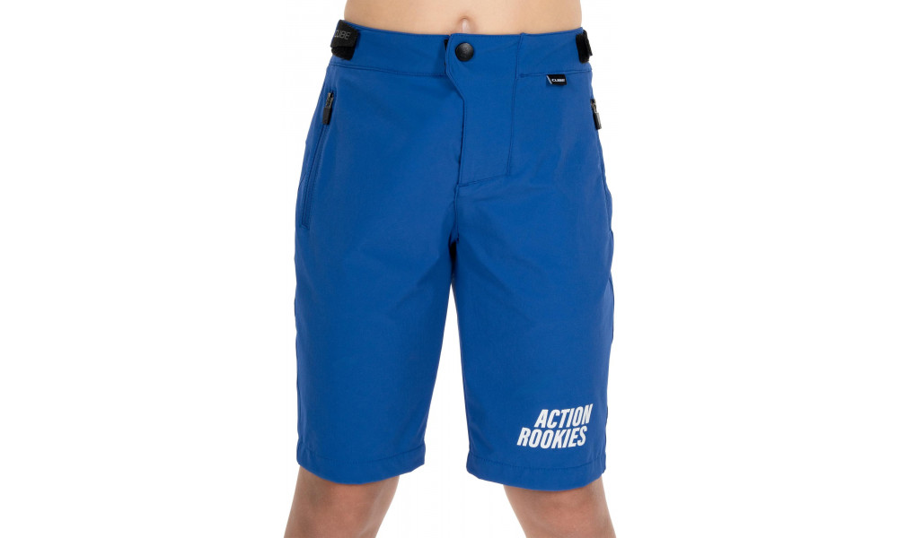 Rattapüksid Cube Baggy Rookie X Actionteam MTB with liner blue - 3