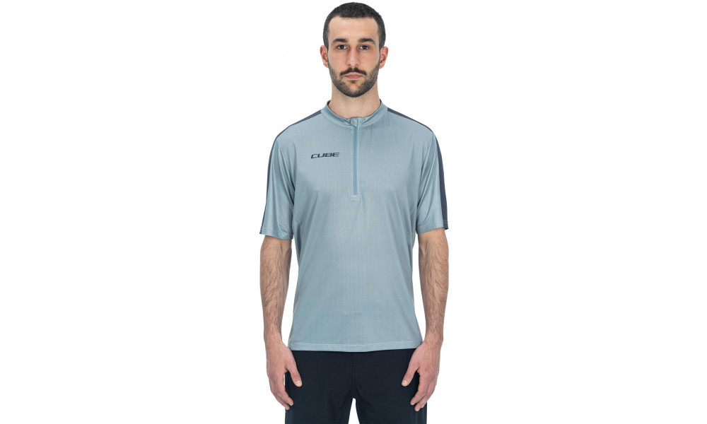 Rattasärk Cube MTB CMPT S/S Half Zip grey - 5
