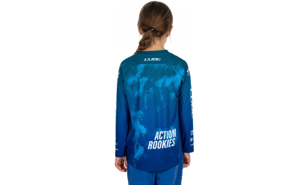 Rattasärk Cube Rookie x Actionteam MTB L/S blue'n'green - 2