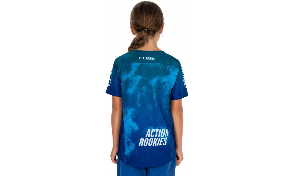 Rattasärk Cube Rookie x Actionteam MTB S/S blue'n'green - 2