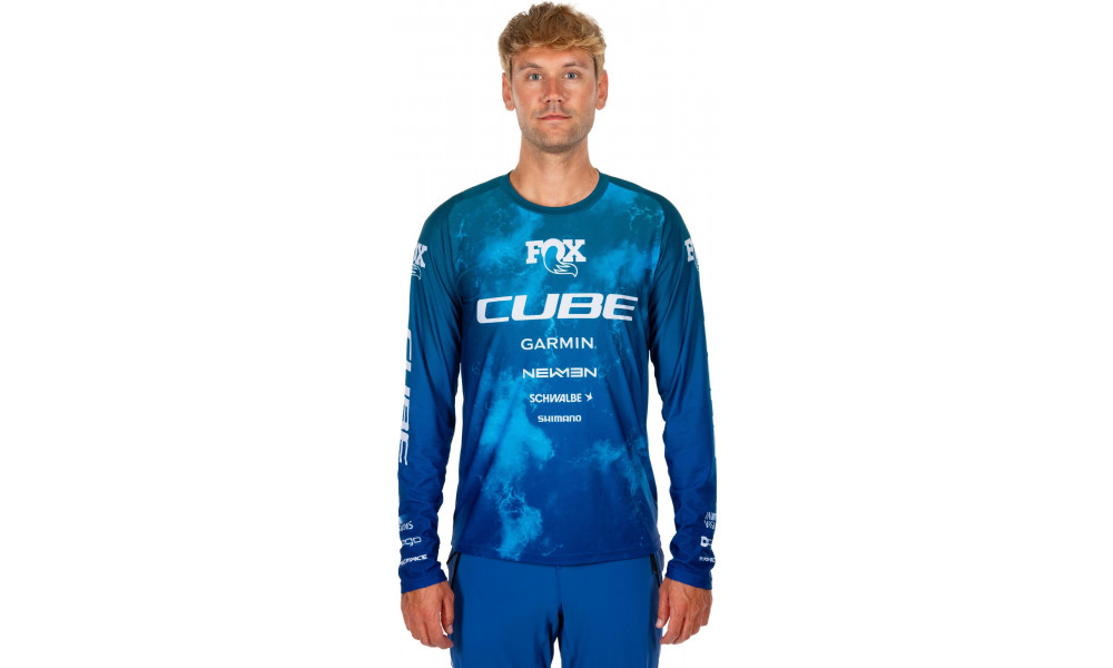 Rattasärk Cube X Actionteam MTB L/S blue'n'green - 6