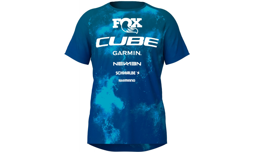 Rattasärk Cube X Actionteam MTB S/S blue'n'green - 1