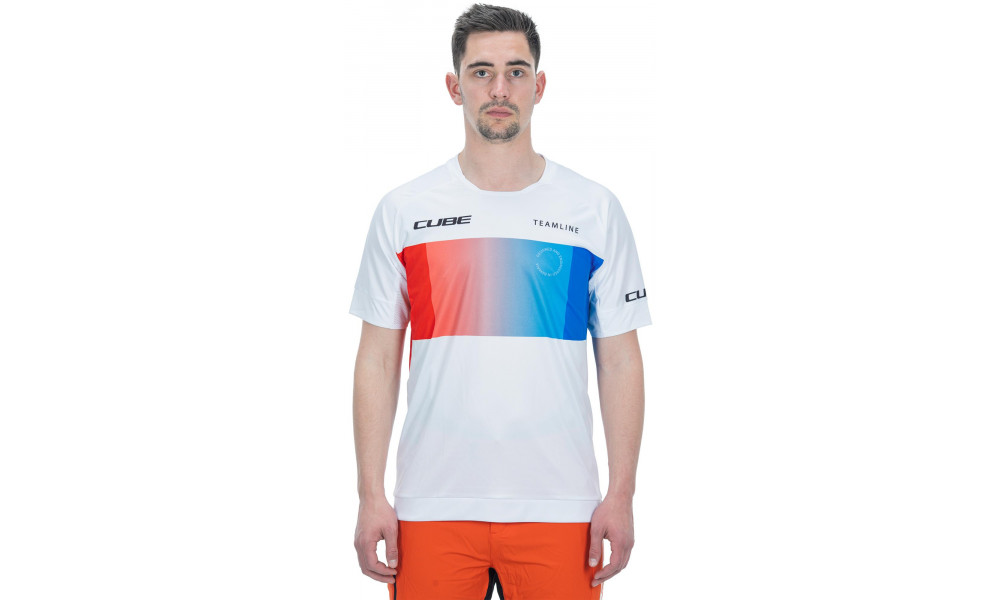 Rattasärk Cube Round S/S MTB white'n'blue'n'red - 5
