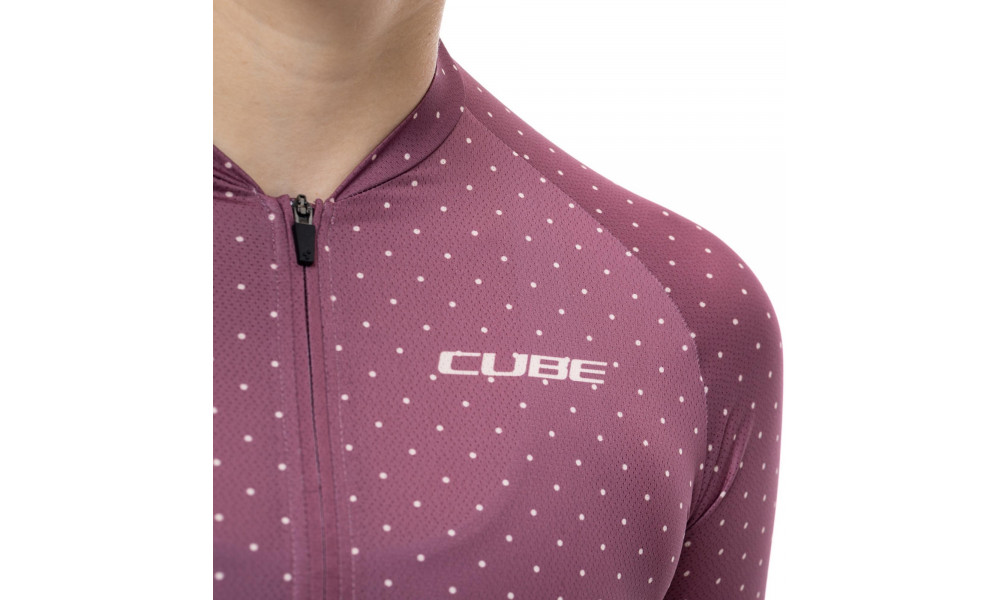 Rattasärk Cube MTB WS S/S Half Zip berry - 6