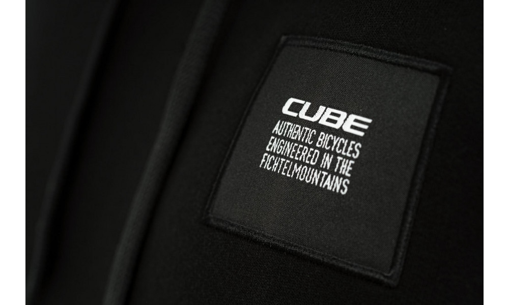 Kapuutsiga kampsun Cube Organic black - 2