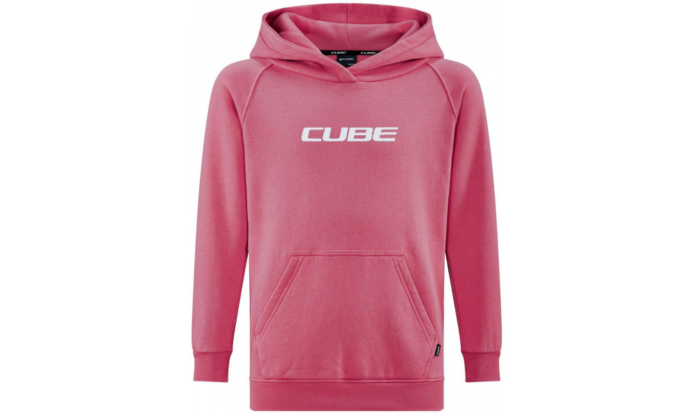Kapuutsiga kampsun Cube Organic Rookie light pink - 1