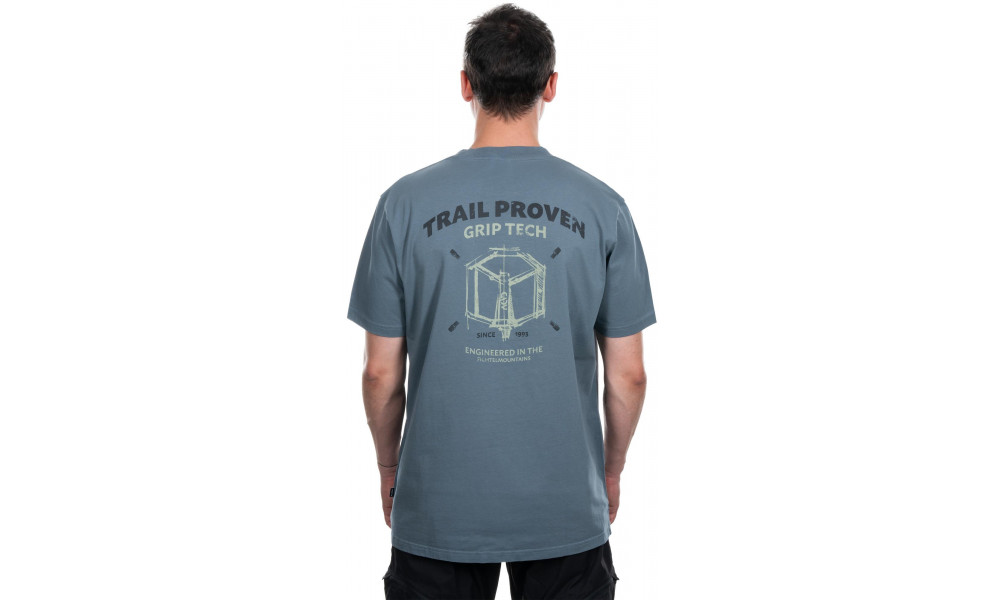 T-särk Cube Organic Trail Proven GTY Fit petrol - 2