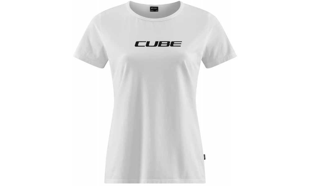 T-särk Cube Organic WS Classic Logo white - 1