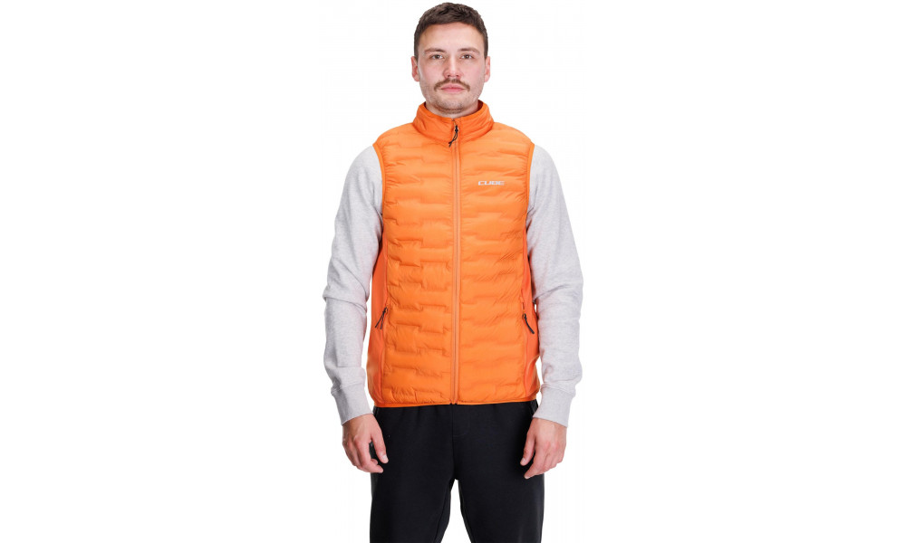 Jalgratta vest Cube Padded orange - 5