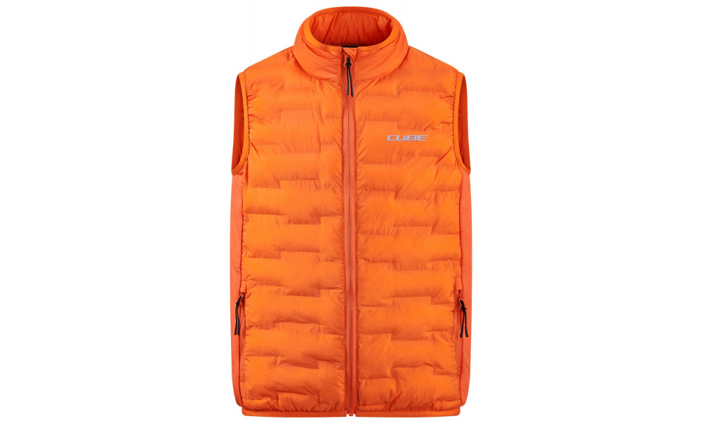 Jalgratta vest Cube Padded Rookie orange - 1