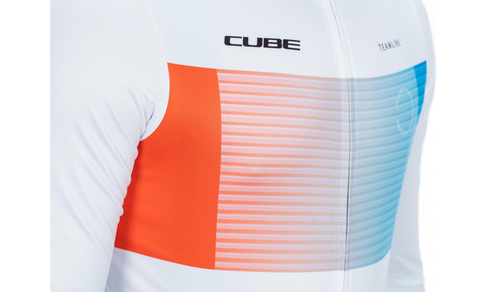 Rattasärk Cube Road/XC L/S white'n'blue'n'red - 3