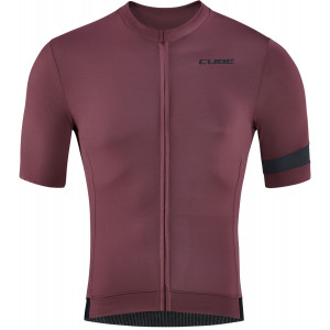 Rattasärk Cube Road/XC S/S dark red