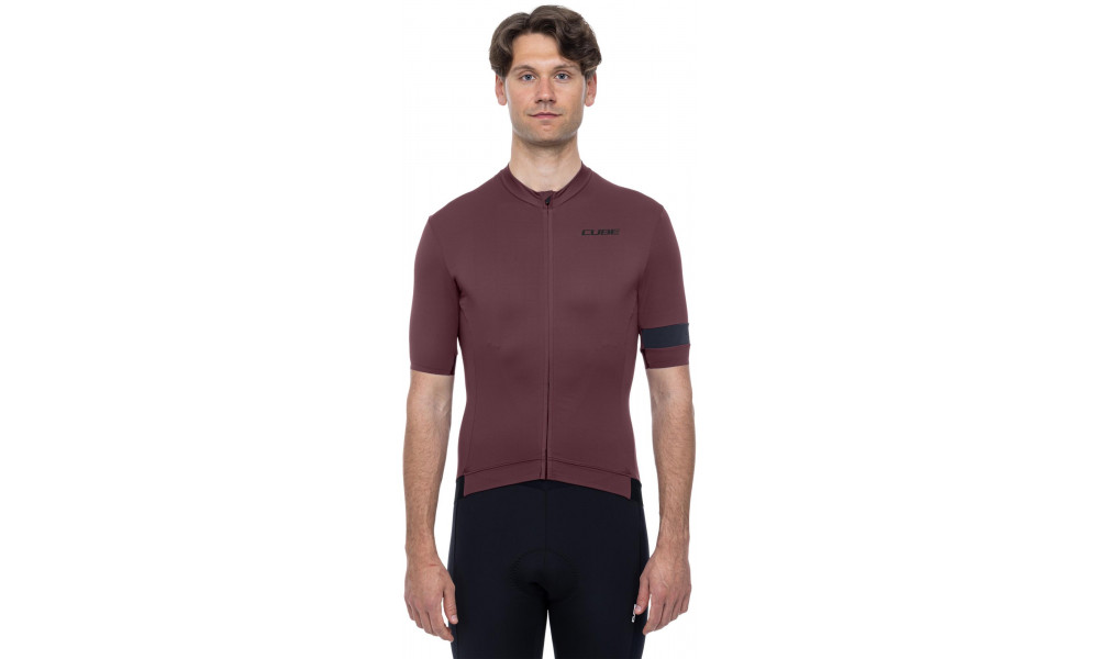 Rattasärk Cube Road/XC S/S dark red - 5