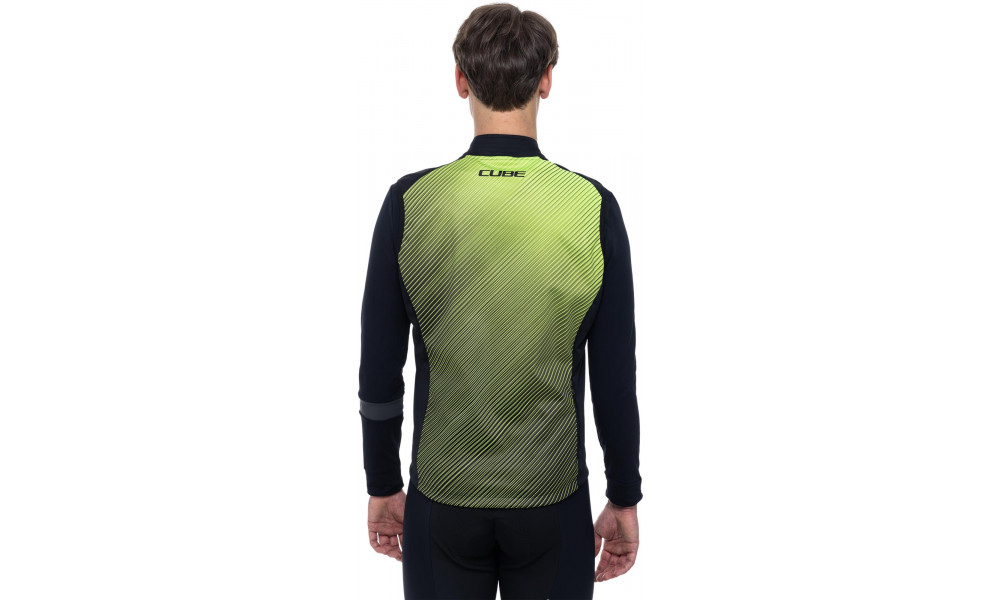 Jalgratta Jalgratta vest Cube Softshell Road/XC Safety black'n'neon yellow - 4