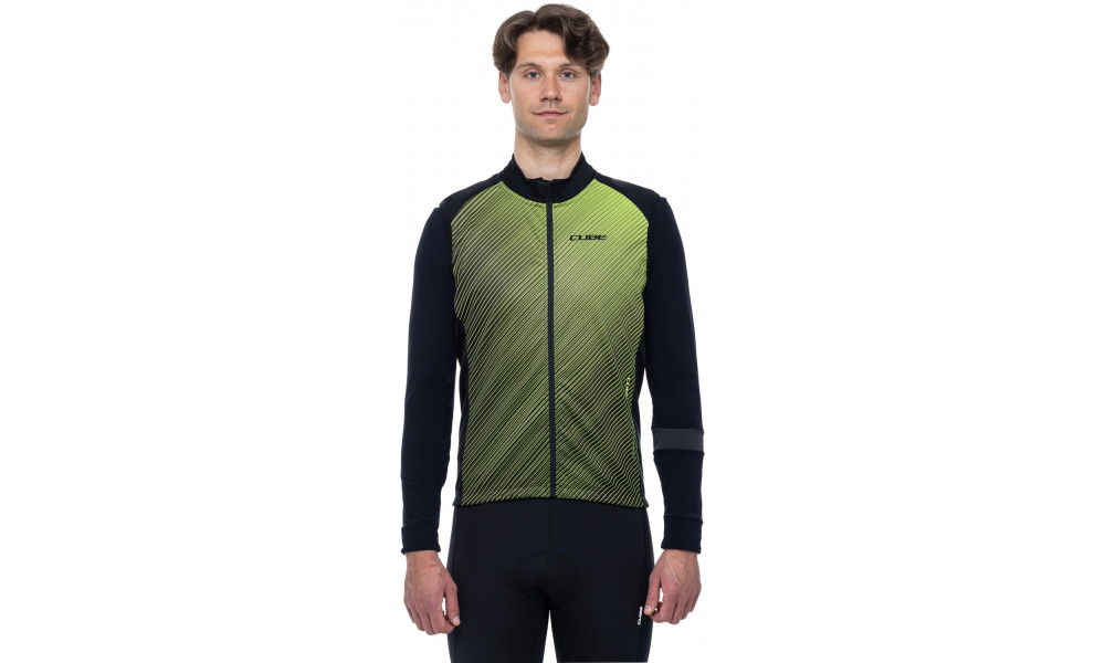Jalgratta Jalgratta vest Cube Softshell Road/XC Safety black'n'neon yellow - 5