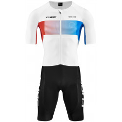 Jalgrattasõidu treeningkostüüm CubeTriathlon Road/XC black'n'blue'n'white