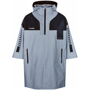 Vihmaponcho Cube Utility Road/XC Safety silver'n'grey