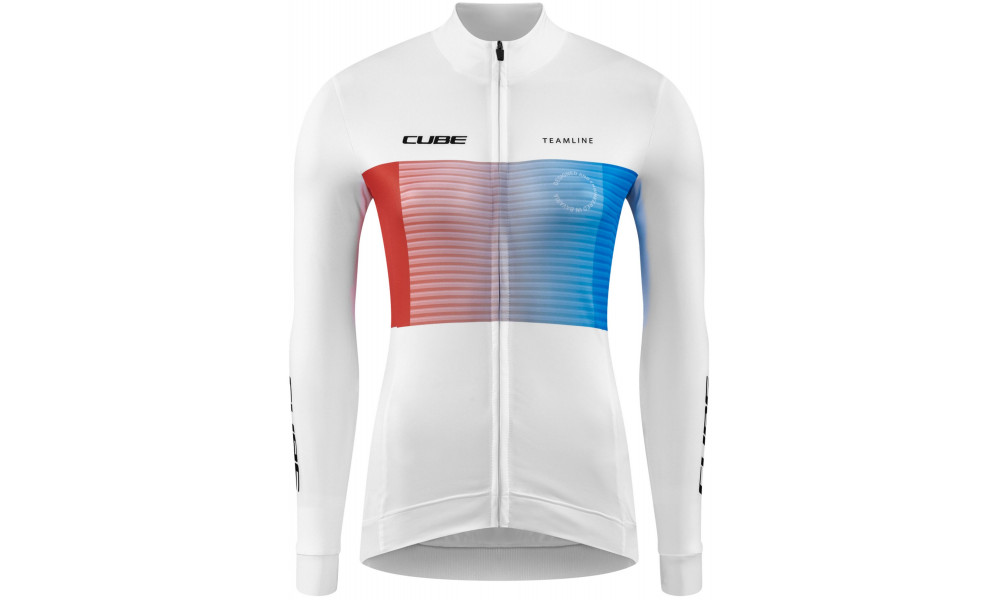Rattasärk Cube WS Road/XC L/S white'n'blue'n'red - 1