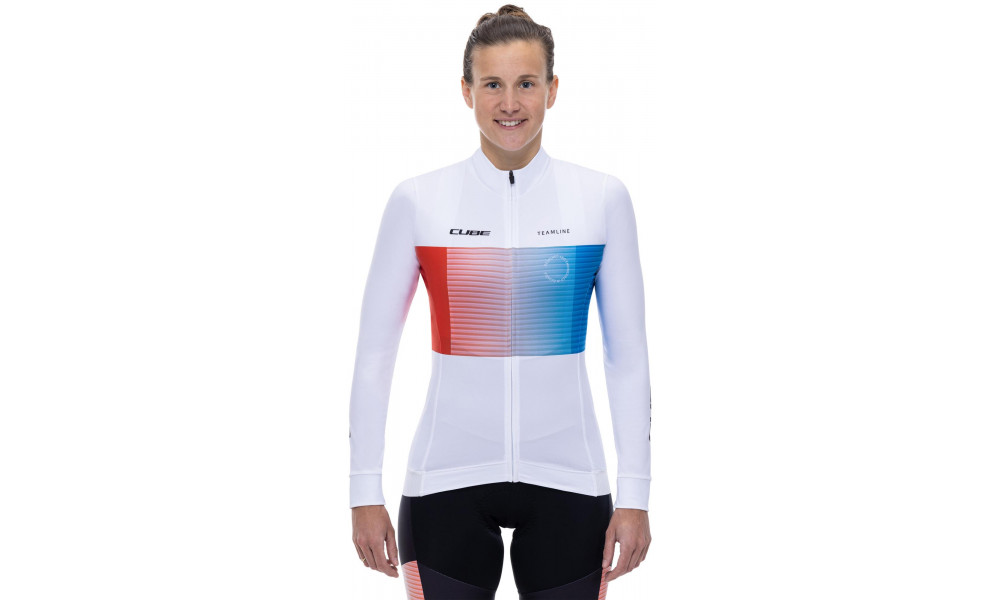 Rattasärk Cube WS Road/XC L/S white'n'blue'n'red - 5