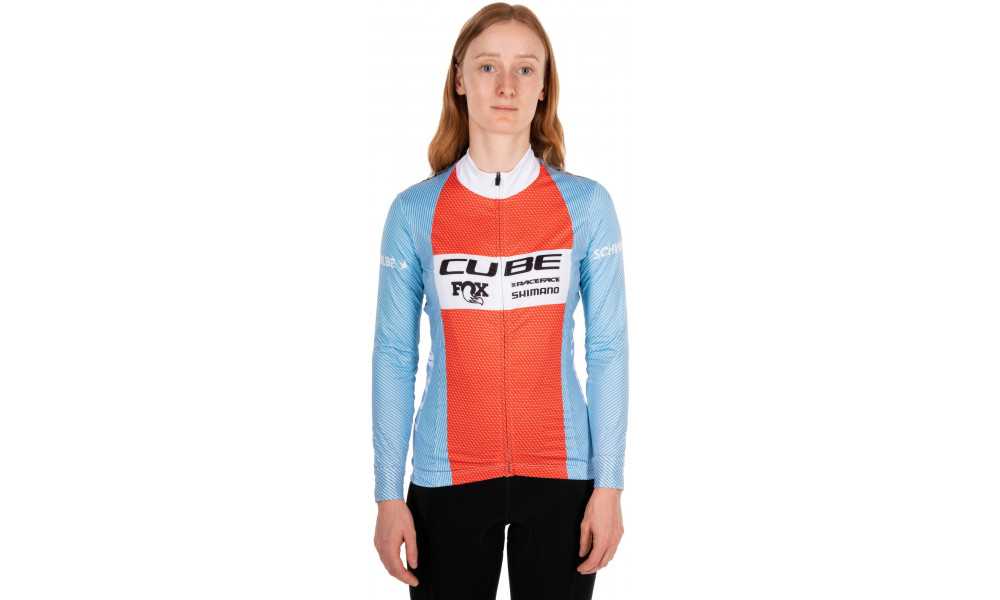 Rattasärk Cube X Factory Racing WS Road/XC L/S blue'n'orange - 5