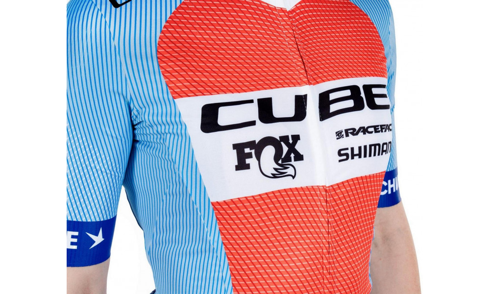 Rattasärk Cube X Factory Racing WS Road/XC S/S blue'n'orange - 3