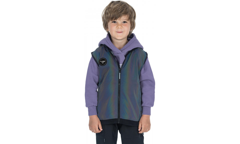Jalgratta Jalgratta vest Cube Wind Rookie Safety rainbow reflective - 3