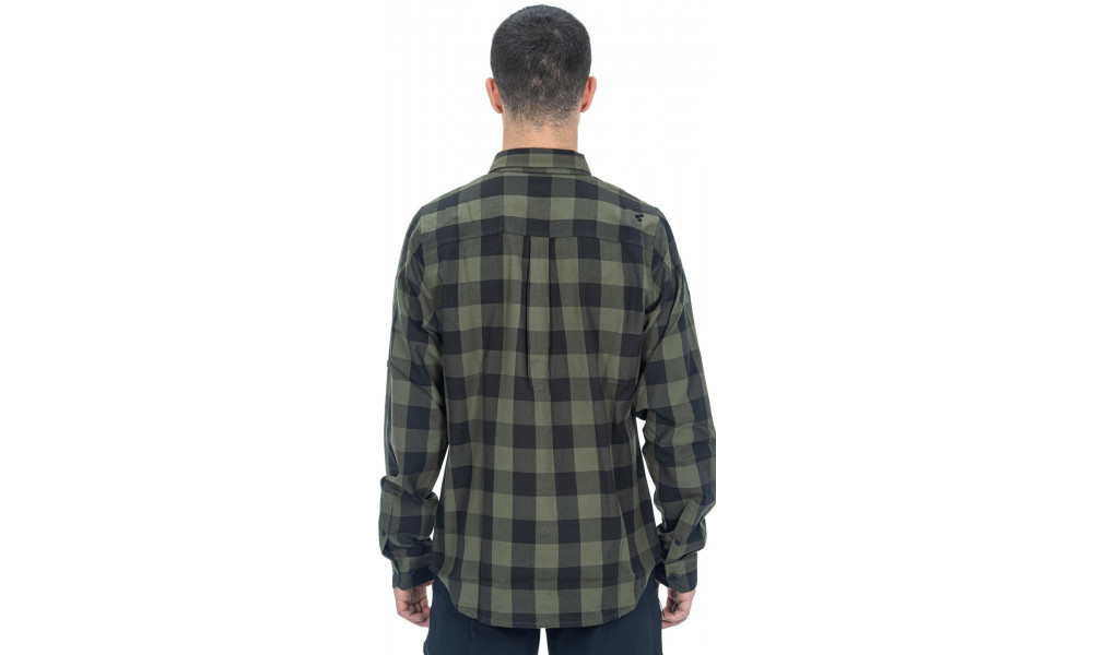 Särk Cube Work L/S olive check - 5