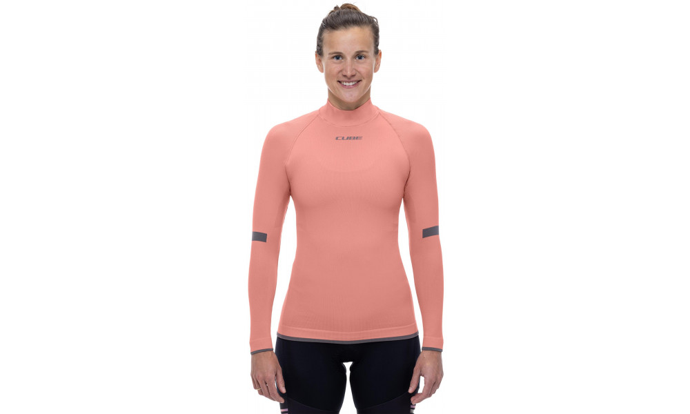 Alussärk Cube WS Race Be Warm L/S coral - 5