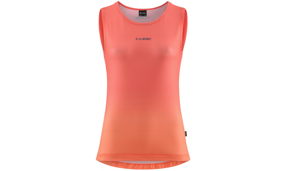 Alussärk Cube WS Mesh Sleeveless coral - 1