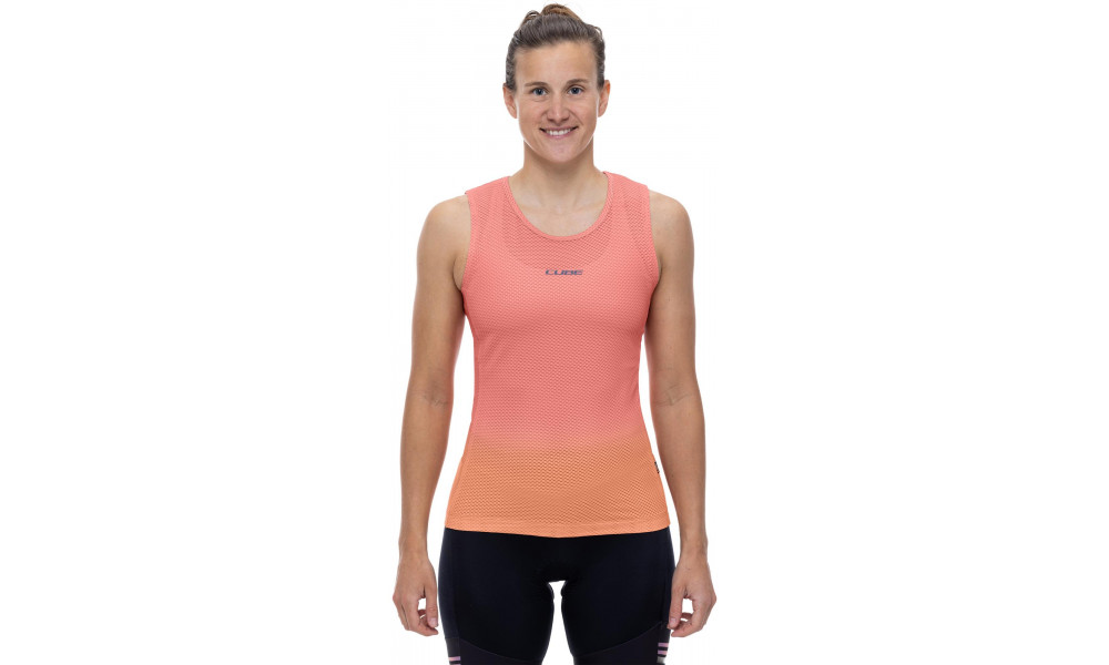 Alussärk Cube WS Mesh Sleeveless coral - 4