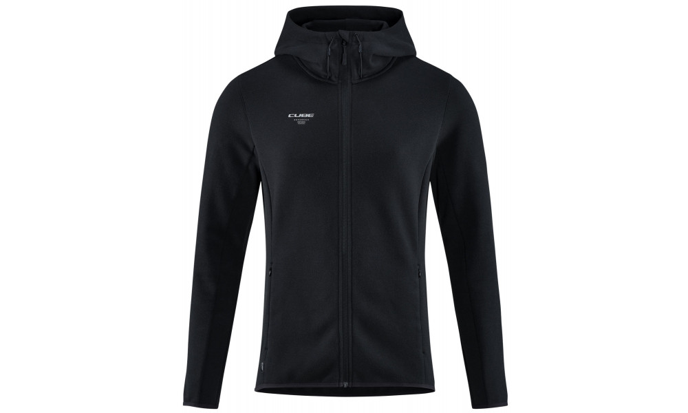 Kapuutsiga kampsun Cube Advanced Zip black - 1