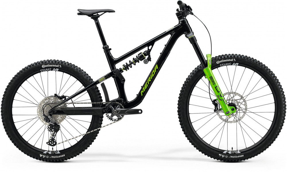 Jalgratas Merida One-Sixty FR 800 III1 metallic black(grey/green) 