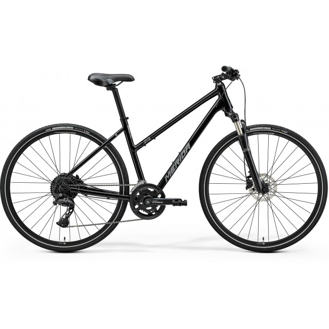 Jalgratas Merida Crossway 300 III2 Lady glossy black(silver)