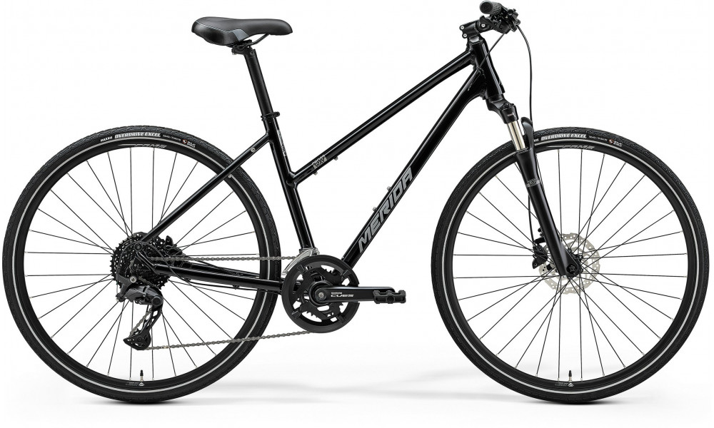 Jalgratas Merida Crossway 300 III2 Lady glossy black(silver) 