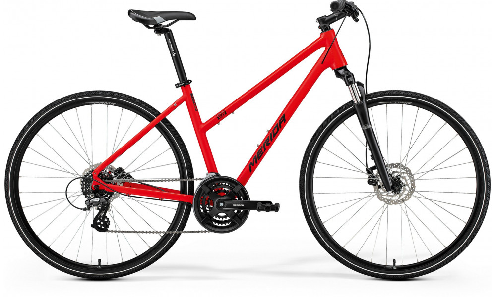 Jalgratas Merida Crossway 10 III1 Lady matt race red(black) 