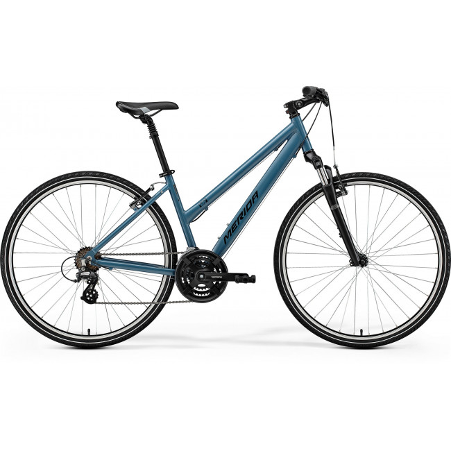 Jalgratas Merida Crossway 10-V SE I1 Lady silk dove blue(black)