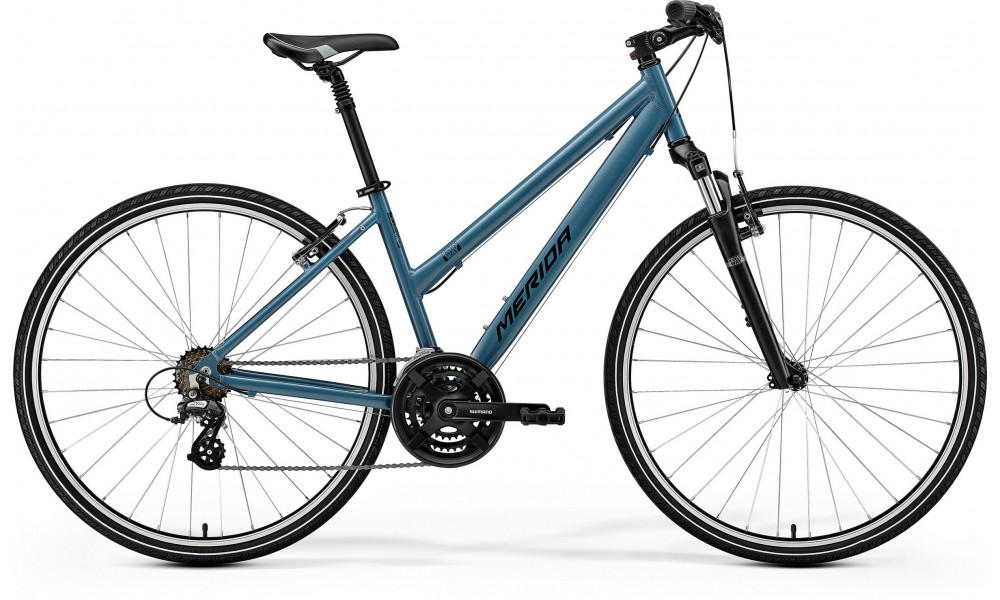 Jalgratas Merida Crossway 10-V SE I1 Lady silk dove blue(black) 