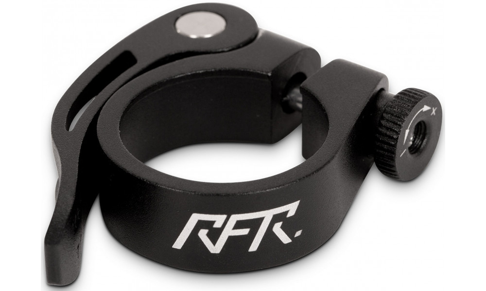 Sadulaklamber RFR with Quick Release Alu black 