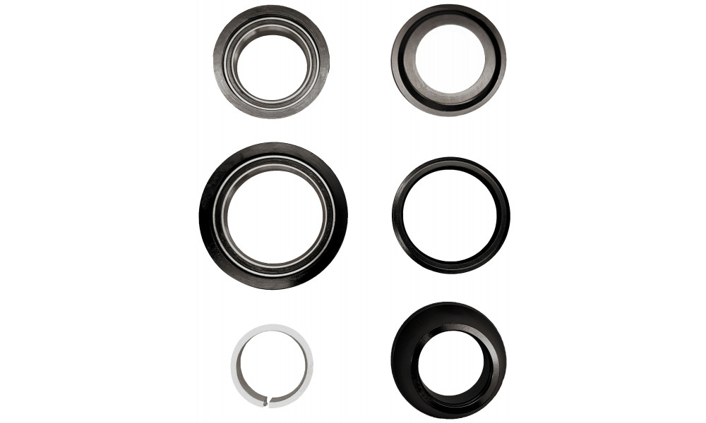 Kaelakausid Cube 08 ZS Tapered 1-1/8"-1.5" Semi Integrated Alu - 1