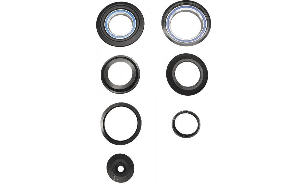 Kaelakausid Cube MTB ZS Tapered 1-1/2"-1-1/2" Semi Integrated Alu with spacer - 2