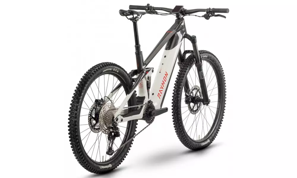Elektrijalgratas Raymon Tarok 29/27.5" 2025 white-carbon-red - 2