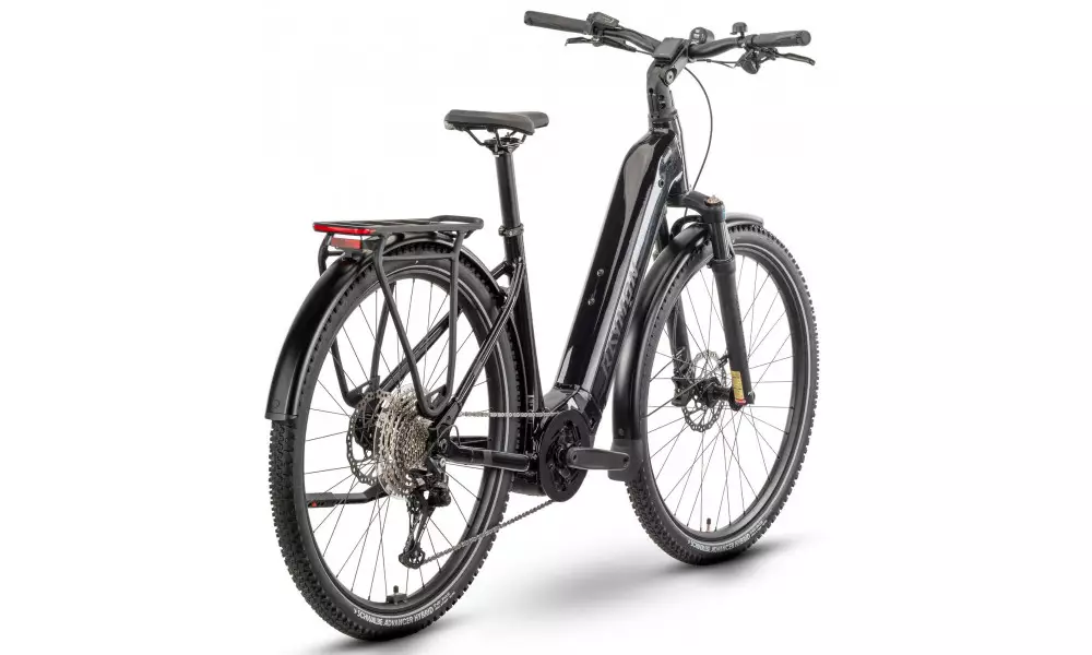 Elektrijalgratas Raymon Tahona Pro 800 29" 2025 Easy Entry black stealth - 2