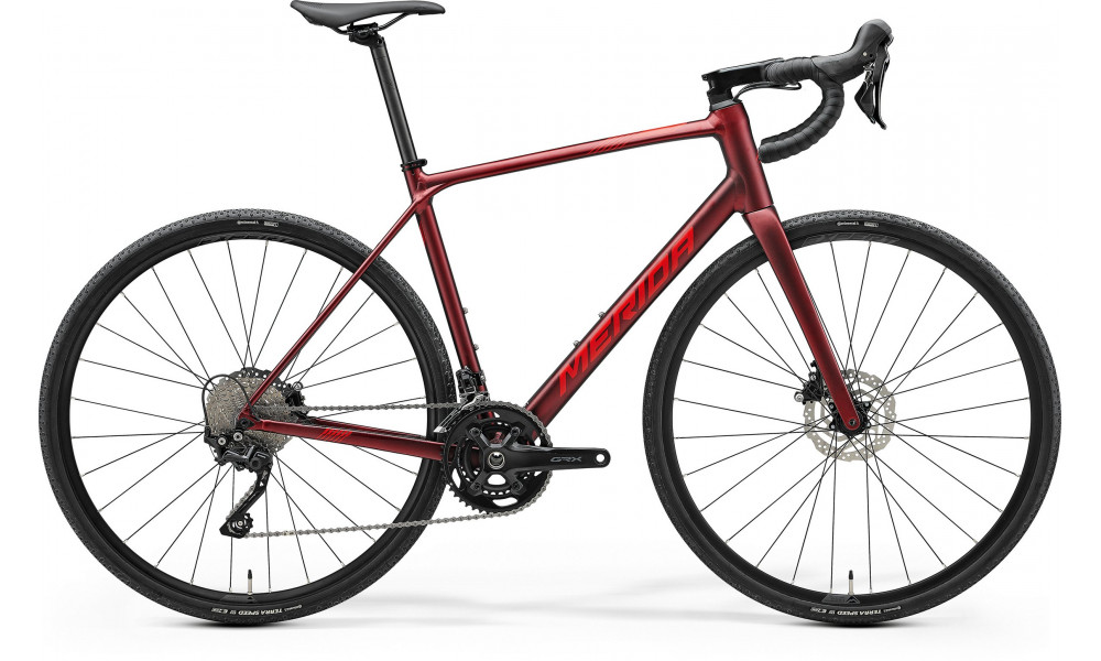 Jalgratas Merida Scultura Endurance GR 500 II2 matt burgundy red(race red) 