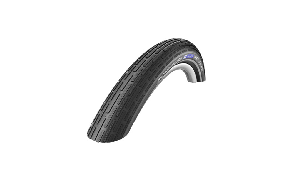 Väliskumm 26" Schwalbe Fat Frank HS 375, Active Wired 60-559 / 26x2.35 Black-Reflex 