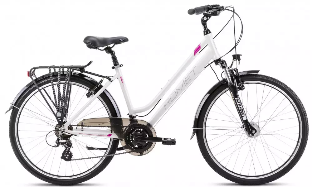 Jalgratas Romet Gazela 26 2 2025 white-pink - 6
