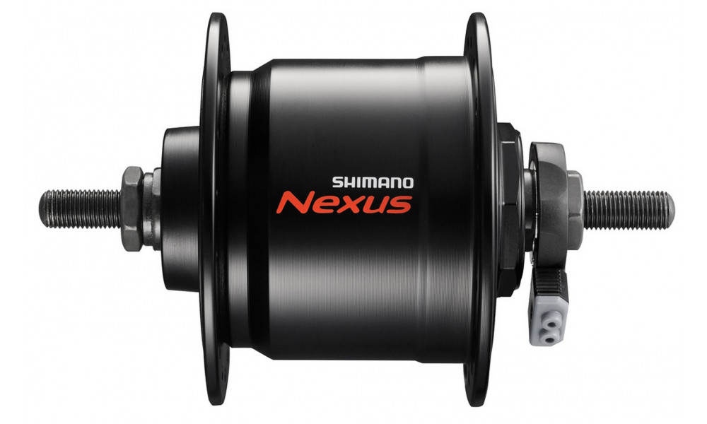 Esirumm dynamo Shimano Nexus DH-C3000-2N-NT 6V 2.4W 100x140mm 32H nut black 