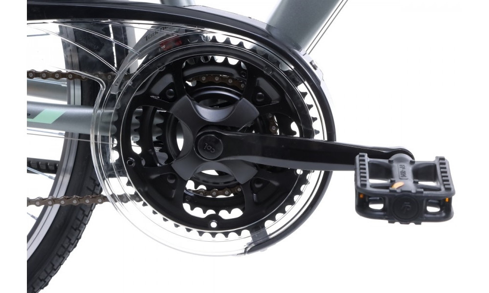 Jalgratas Romet Gazela 1 28" 2022 light graphite-green - 2